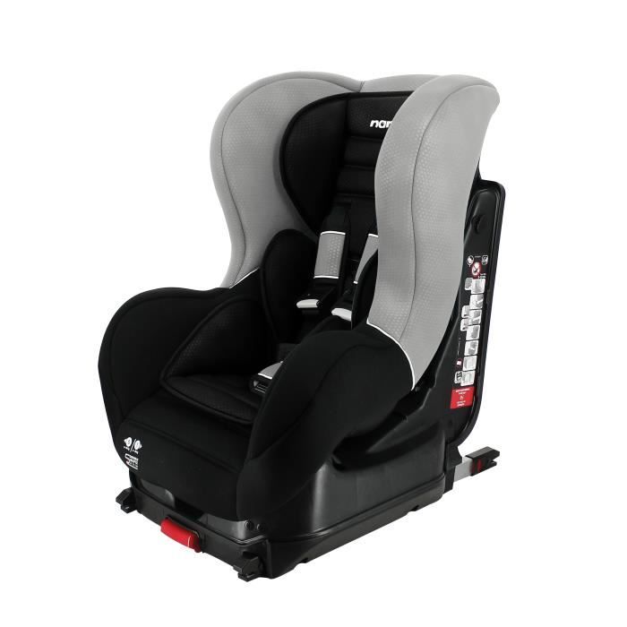Nania Siège auto isofix COSMO groupe 0/1 (0-18kg) - grand confort - Gris luxe