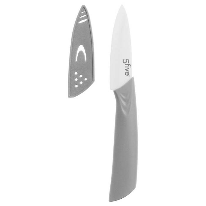 Secret de Gourmet - Couteau céramique taille 3 zirco Gris