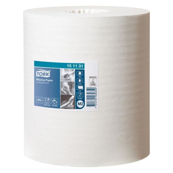Carton de 6 Maxi rouleaux Essuie-tout Tork Advanced 1 pli