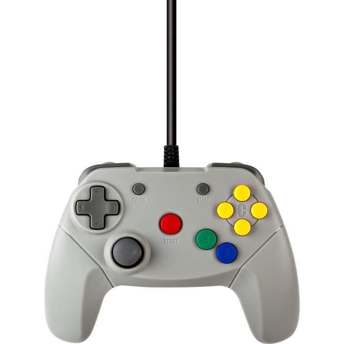 Manette filaire Under Control Nintendo 64 - 2M - Grise