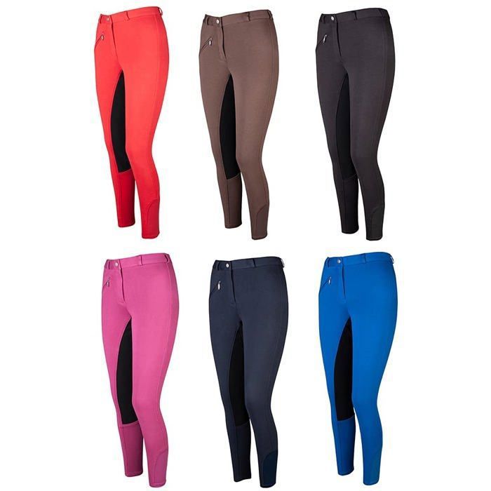 Pantalon déquitation - PFIFF - 102290-54-38 - Fond en cuir - Marron-noir - Taille 38 Pantalon déquitation - PFIFF - 102290-54-38 - Fond en cuir - Marron-noir - Taille 38