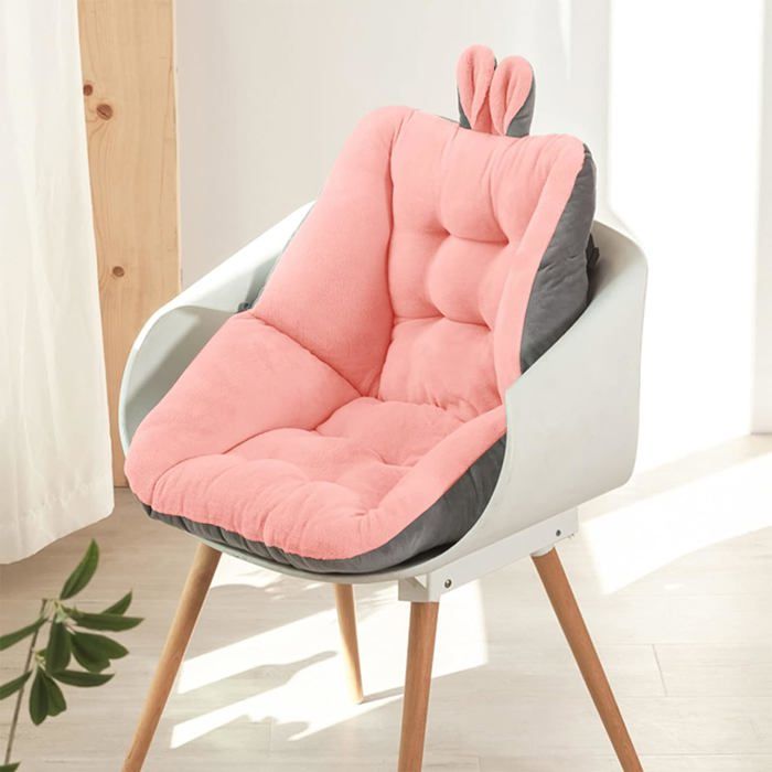 Coussin Fleur Blanc 40x40 Cm - Décoration Canapé, Chambre - Peluche Douce, Rembourrage Duvet