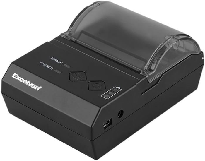 EXCELVAN - Imprimante Thermique Pour Reçus 300 Mm/s 80 Mm, Coupe Automatique USB COM, Internet (100M), Ethernet, Port Série Android Et IOS, Windows Et