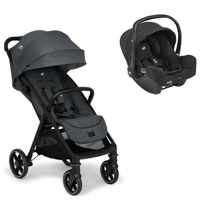 JOIE - Poussette Duo Parcel Lx + Siège auto i-Snug 2 Ebony