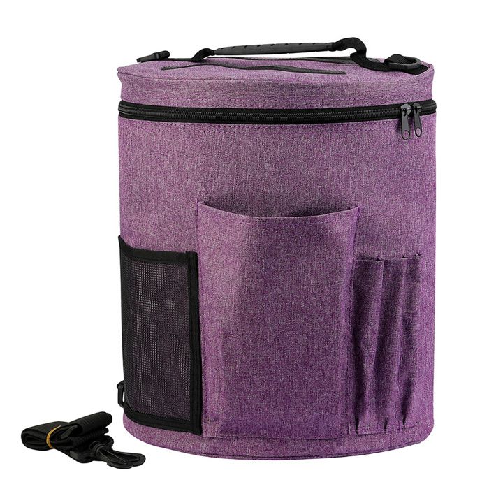 Sac de rangement pour tricot DIY sac seau en laine au crochet sac de rangement pour laine