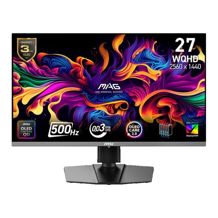 MSI MAG 272QP QD OLED X50 écran plat de PC 67 3 cm 26.5 2560 x 1440 pixels Wide Quad HD Neuf - vue 5