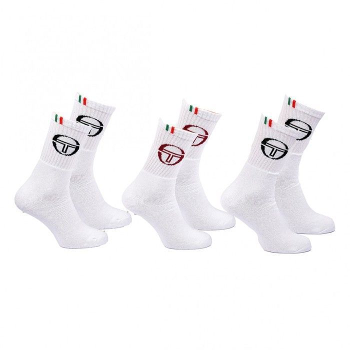 Chaussettes SPORT SERGIO TACCHINI - Pack de 3 Paires 1704X3 BLANC 0732X3 NOIR 1704X3