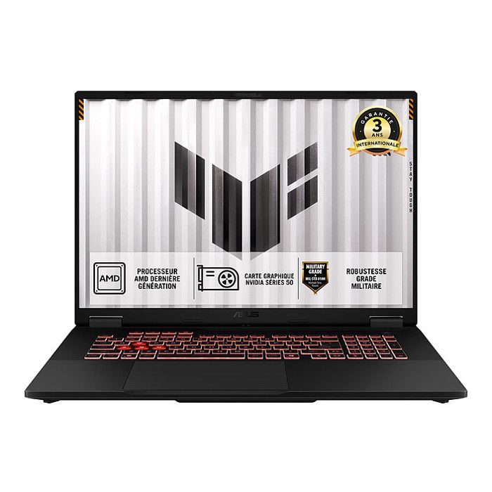 ASUS TUF Gaming A18 TUF808UM DICS8102W 18 Ryzen 7 260 RAM SSD AZERTY - vue 3