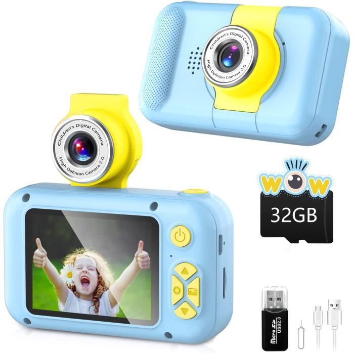 Appareil Photo Instantané Pour Enfants – Impression Noir & Blanc, Vidéo 1080P, 32 Go, 5 Rouleaux Papier Appareil Photo Instantané Pour Enfants – Impression Noir & Blanc, Vidéo 1080P, 32 Go, 5 Rouleaux Papier