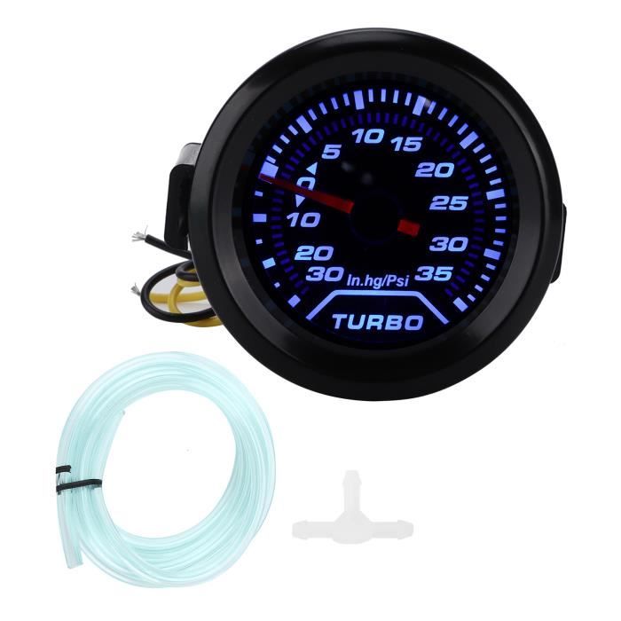 Manomètre De Pression De Turbo Numérique 52mm 12 Volts + Robinet Boost Controler 1 A 3 Bars