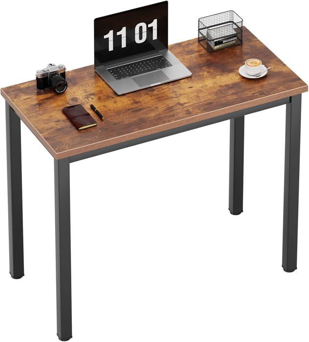 sogesfurniture Bureau, klein, inklapbaar, 80 x 40 cm, klaptafel, computertafel, kantoormeubel, pc-tafel, kleine eettafel, werktafel, inklapbaar voor thuis, kantoor, picknick, zwart BHEU-AC5CB-8040