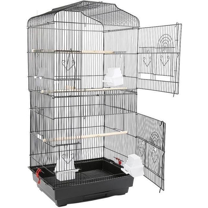 Cage à oiseaux et volière pour Canaris Perruches avec Accessoires