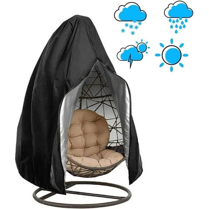 Housse de Fauteuil Suspendu - Imperméable - Noir