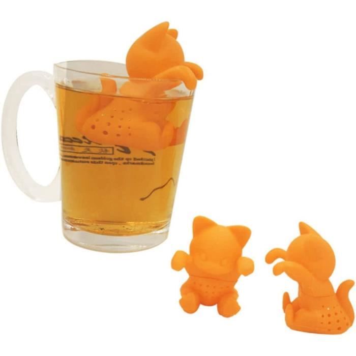 Infuseur à Thé En Silicone Forme Chiot 3D – Mignon Et Pratique Pour Tasses & Théières