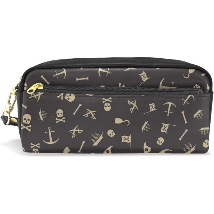 Sac de maquillage, double couche sac de toilette boîte de toilette sac