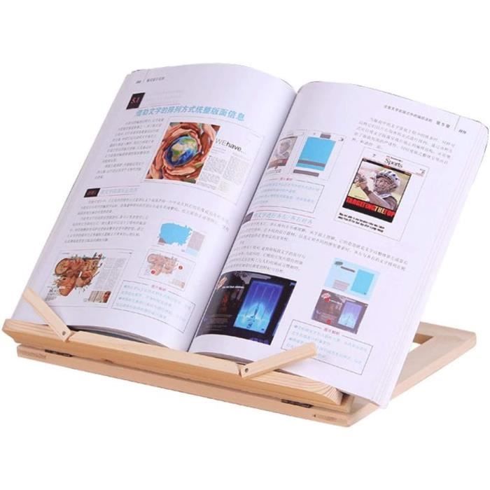 Serre-livres En Bois - Paire De Supports Carrés Antidérapants - Pour Bureau, Maison, école - Marron