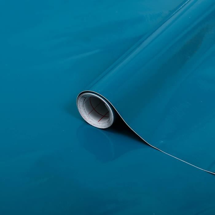 Film Adhésif D-c-fix Uni Blanc Laqué - Rouleau 45cm X 2m Pour Meubles, Cuisine - Autocollant Vinyle