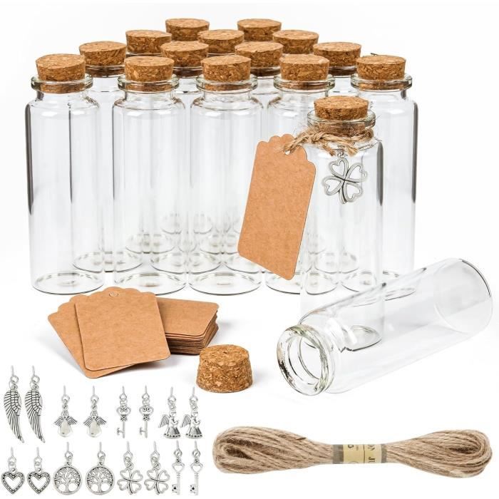 Ini Bouteille Verre, Bouteilles Iniatures Réutilisables 60l, Petite Bouteille En Verre Vide