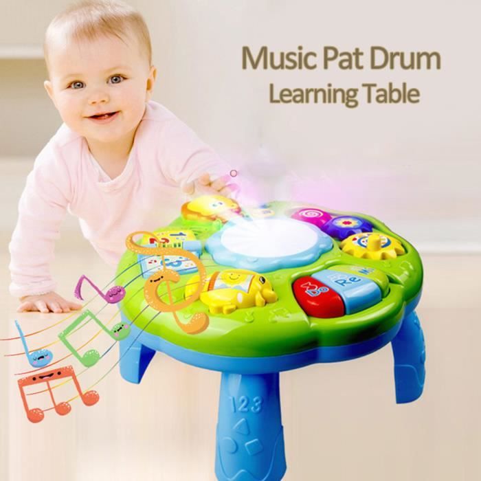 Table D Activites D Apprentissage Jouets Pour Bebe Jouets Musicaux Educatifs Avec Piano Drum Achat Vente Jeu D Apprentissage Cdiscount