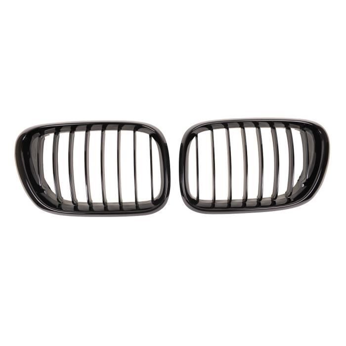 2 GRILLE DE CALANDRE NOIR BMW X5 E53 LCI RESTYLEE DE 01//2004 A 2006