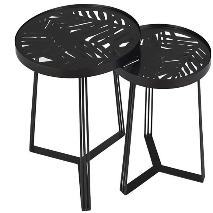 tables gigognes - wild - noir - contemporain - design