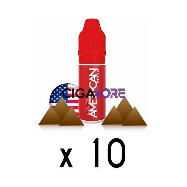 Lot 10 e-liquides American Mix 10 mg - Liquideo 10 soit 4,5 euros le flacon  10 - Cdiscount Au quotidien