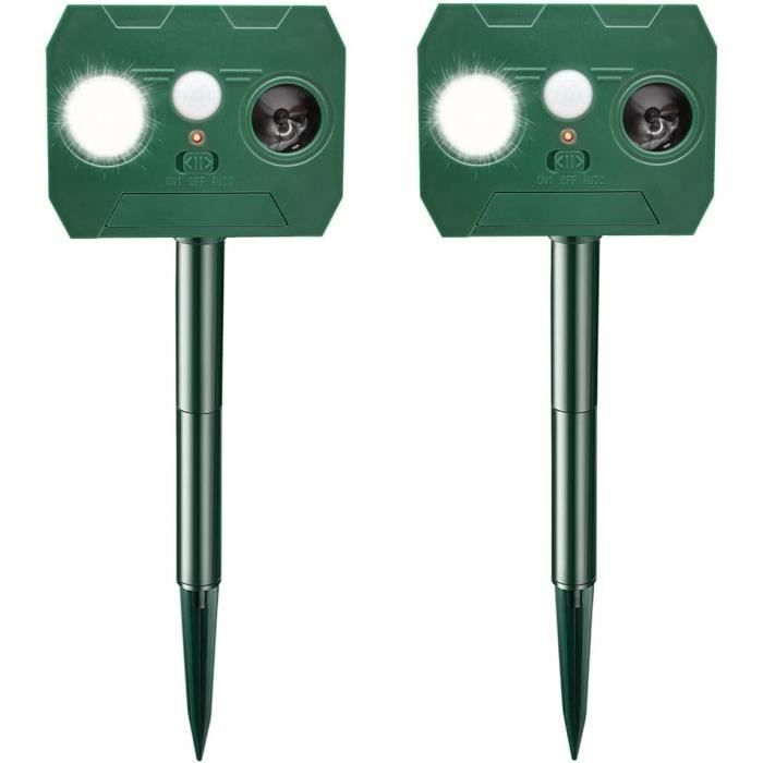 Repulsif Chat Ultrason Repulsif Chien Imperméable Repulsif Chat Solaire