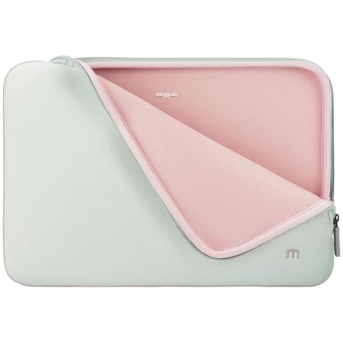 Housse en néoprène pour Ordinateur Portable 14-16, Pochette Protection PC-Notebook-Ultrabook  jusqu'à 16 Pouces, Gris-Rose - Cdiscount Informatique