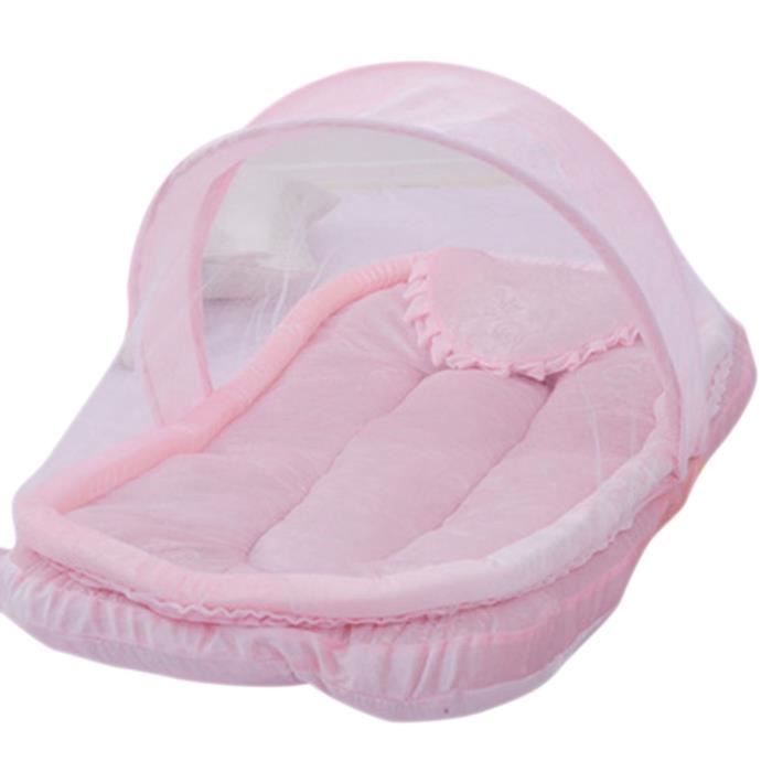 Vt0298 Jiyaru Couffin Bebe Avec Moustiquaire Rose Achat Vente Couffin Et Support Cdiscount