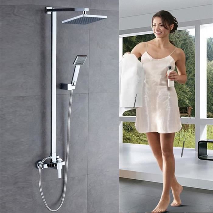 Suguword Ensemble de douche en laiton avec pommeau de douche de douche et pommeau de douche style vintage