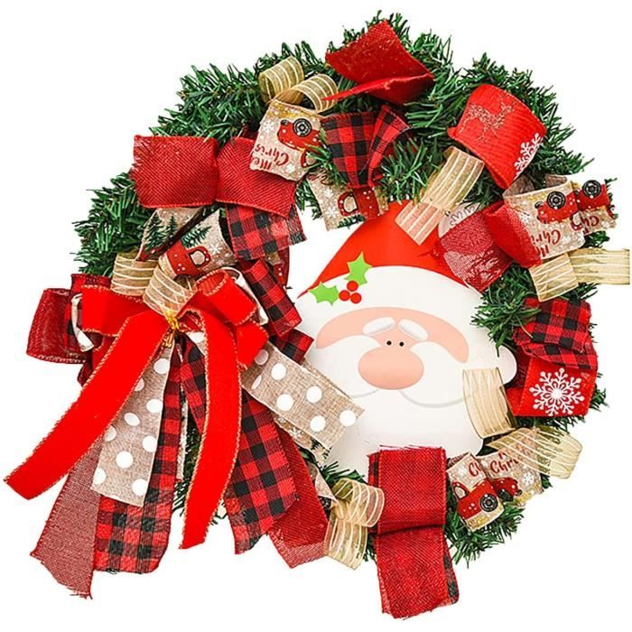 Guirlande De Noël Artificielle - 70 Cm De Long Avec Branches De Pin Et Baies Rouges - Décoration Murale Pour Porte Ou Rampe D'escalier - Pour Intérieur Ou Extérieur (sous Abri)