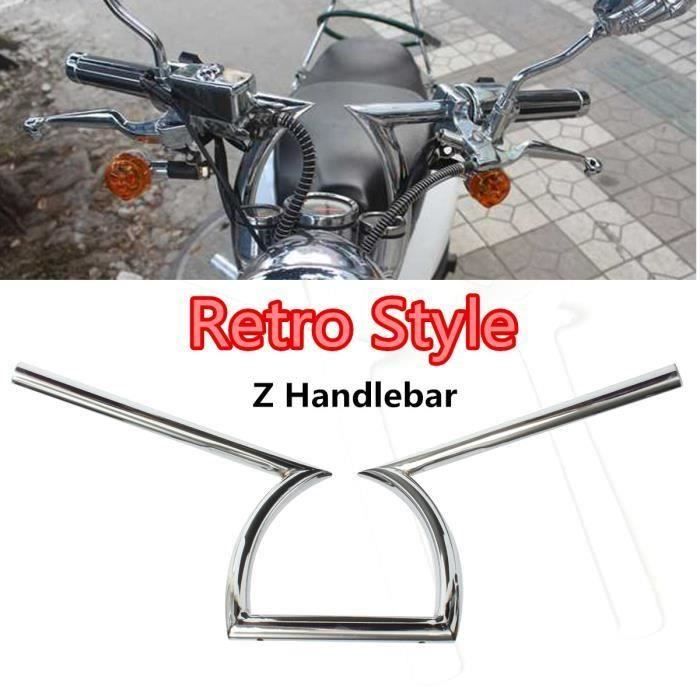Bobber Poignées Gris fermé pour 1" Pouces Guidon Chopper Moto Poignées 125 mm
