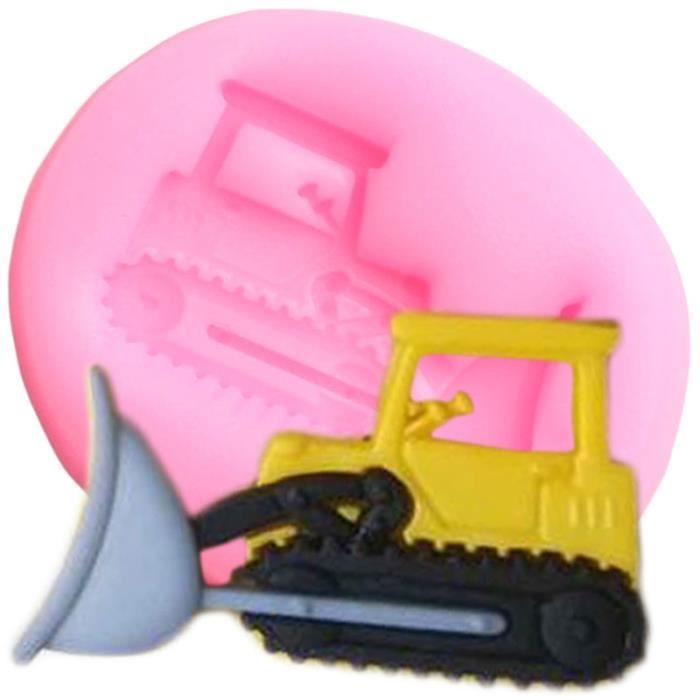 Moule A Gateaux Ensemble De Vehicules De Construction Moules En Silicone Bulldozer Camion A Benne Basculante Type Cc498 Cdiscount Maison
