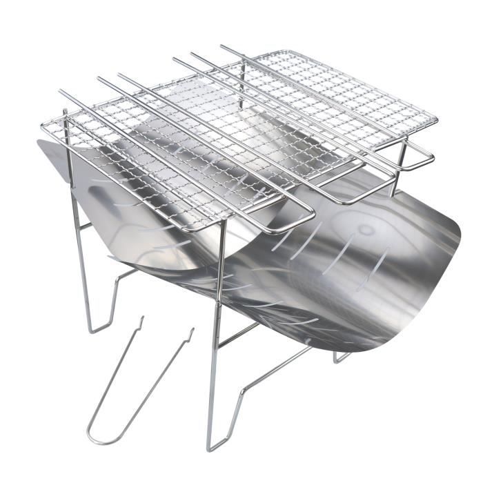 Barbecue - Enveloppe - Pliable - Charbon De Bois - Noir[Y83