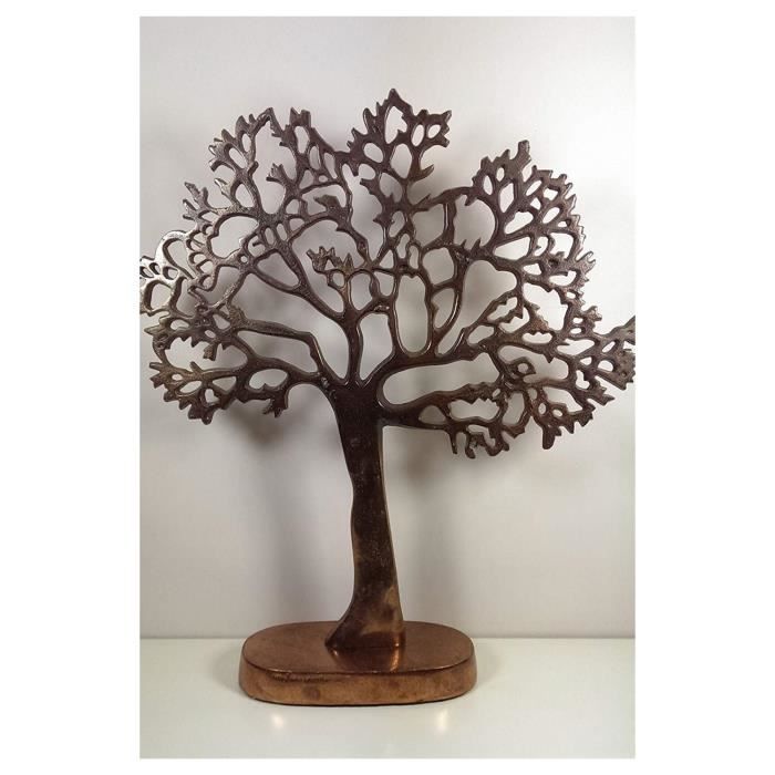 Magnifique Arbre De Vie En Metal Moyen Avec Fini Cuivre Oxyde Cdiscount Animalerie