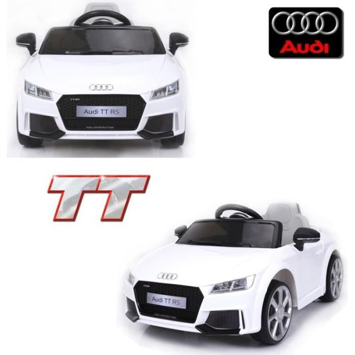 Voiture Electrique Enfant De Luxe 12 Volts Audi Tt S Pack Luxe Blanc A Telecommande Parentale Achat Vente Voiture Electrique Enfant Cdiscount