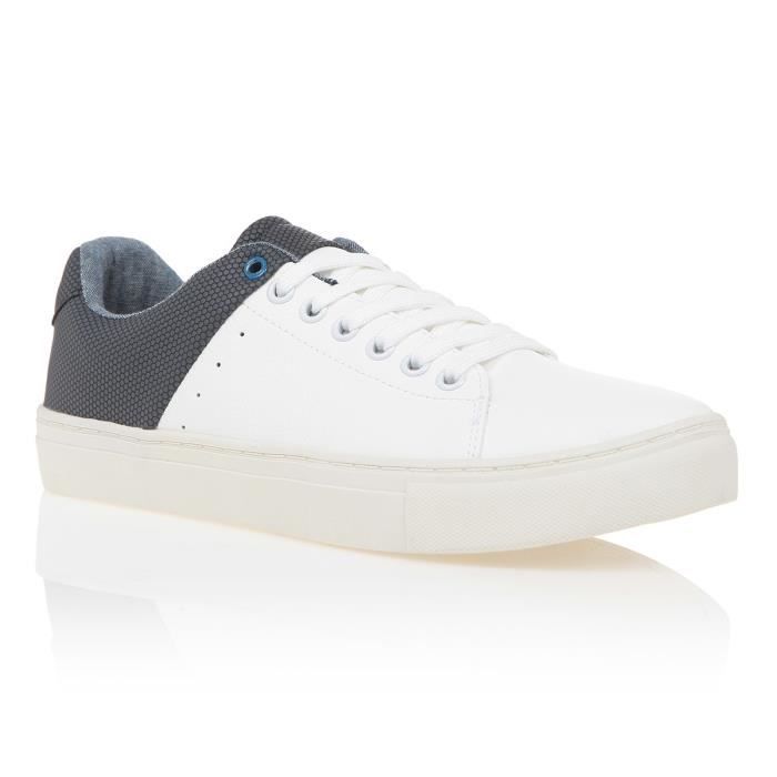 Basket bicolore homme clearance