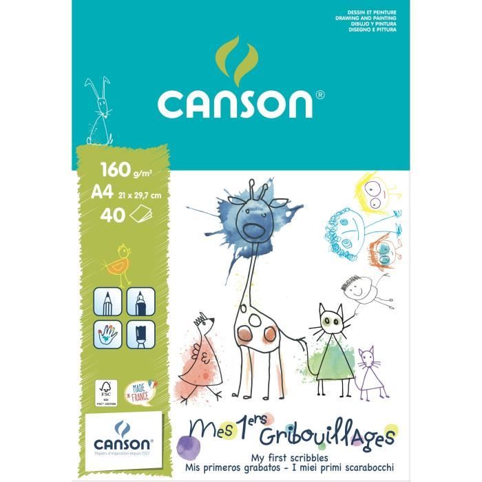 Carnet aquarelle Canson A3 - Papier aquarelle - Creavea