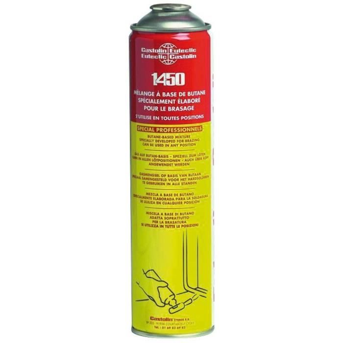 Cartouche De Gaz Castolin Eutectic 1450GM 380ml | Pour Soudage Et Brasage | Filetage 7/16''