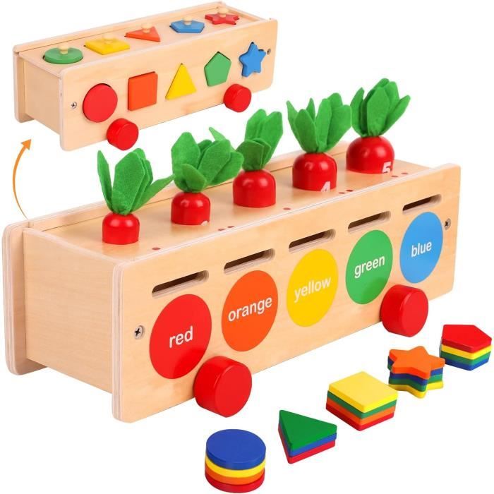 LZDMY Jeu de Tri Montessori Jeux Montessori Enfants 1 2 3 Ans BéBé LZDMY Jeu de Tri Montessori Jeux Montessori Enfants 1 2 3 Ans BéBé