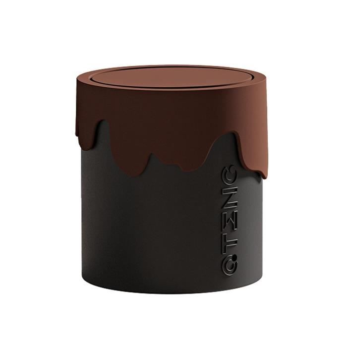 Petite Poubelle Avec Couvercle Bouton-poussoir Pour Cuisine, Salle De