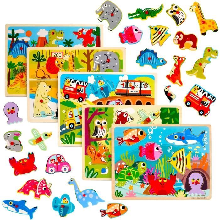 4 pièces toupies en bois drôle éducatif coloré toupie gyro jouet pour