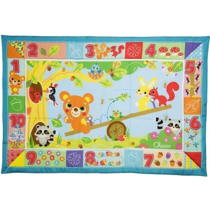 TAPIS D'EVEIL XXL AMIS DE LA FORET de chez CHICCO BOITE NEUVE 