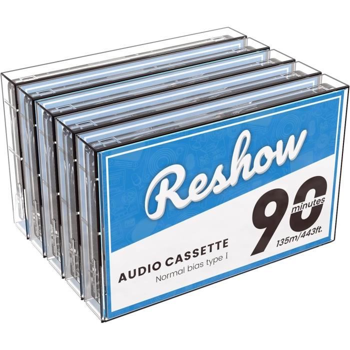 Cassette Vierge C90 Vintage – BOOTS, Faible Bruit, 90 Minutes