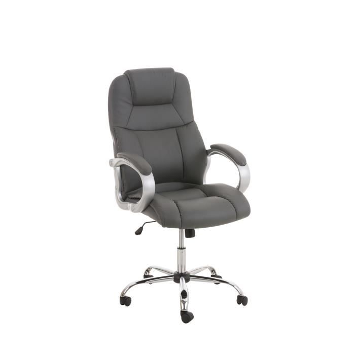 Clp Fauteuil De Bureau Xxl Apoll Poids Admis 150 Kg Assise Ergonomique Mecanisme D Inclinaison Rembourrage De Qualite 6 Cou Achat Vente Chaise De Bureau Gris Soldes Sur Cdiscount Des Le 20 Janvier Cdiscount