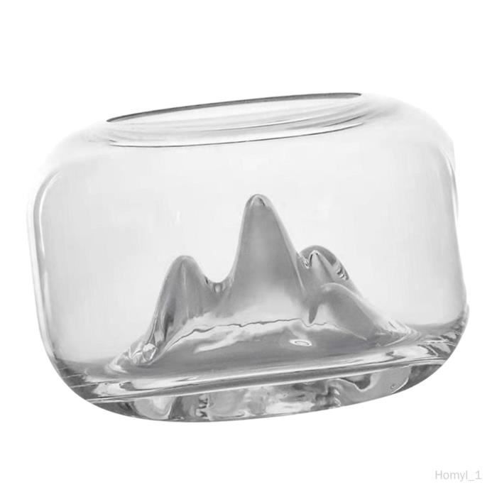 Comparer les prix de Décor de bol de poisson en verre, verre pour une vue dégagée, petit aquarium de bol de poisson pour poisson rouge B