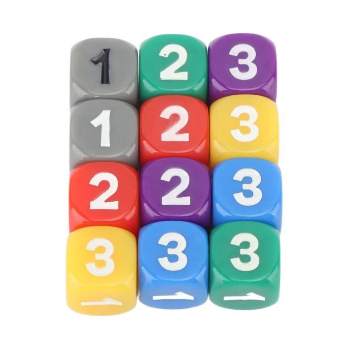 7 dés math valeurs unités, dizaine, centaine, millier 10 faces, jusqu'au million