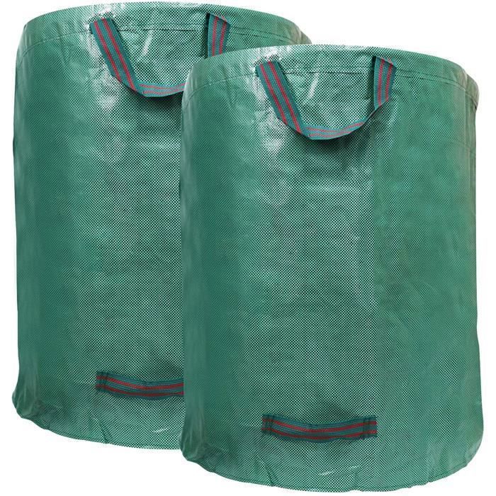 Kitchnexus Sac à Déchets de Jardin Réutilisable Sac Pliable à Feuilles Fleurs de Jardin 120L/272L 