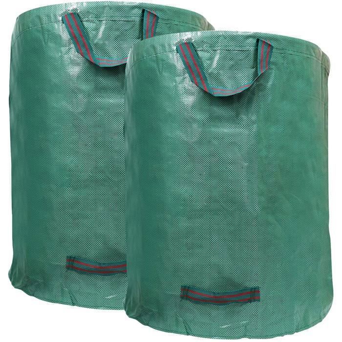 Sac de Jardin 272L, 2 Sacs Vegetaux Jardin PE Tressé avec Poignées, Sacs de  Déchets Verts Réutilisable et Pliable pour Récupérer - Cdiscount Jardin