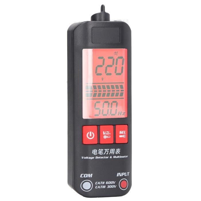 Multimètre Numérique Rechargeable BSIDE A10 - Grand Écran Couleur, Détection Automatique, NCV, Lampe De Poche